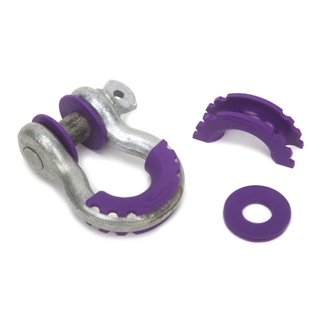 D-Ring Isolator And Washers Purple